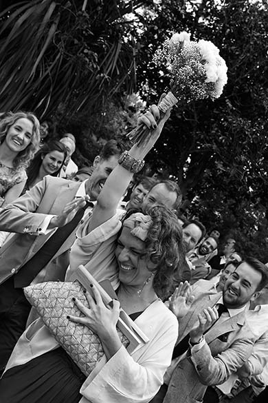 Chica en una boda en Bilbao